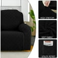 thumbnail image 7 of 8 Piece Stretch Recliner Slipcover Jacquard Recliner Loveseat Covers with Side Pocket Anti-Slip Fitted Couch Furniture Protectors with Elastic Bottom, For 3 Seater, 7 of 7