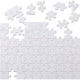thumbnail image 1 of 70 Piece Blank Puzzle Blank Puzzle White Rectangle Decorative Puzzle for Decoration, 1 of 4