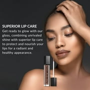 Flori Roberts Mineral Base Lip Shine - Vibrant Non-Sticky Lip Makeup for Women - High Shine Finish