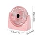 thumbnail image 3 of Adjustable Angle USB Desk Fan 3 Speed Adjustable Wind Speed Powerful Airflow Lasting Battery Ideal Choice For Outdoor Office Home Student Dormitories, 3 of 6
