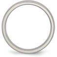 thumbnail image 3 of Chisel Stainless Steel Brushed 5.2mm Half Round Band - Ring Size 12.5, 3 of 8