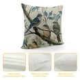 thumbnail image 4 of PRATYUS  Vintage Birds Bule Pillow Covers Farmhouse Floral Outdoor Decorative Cushion Pillow Covers，Both Sides Printed Square Throw Pillow Covers for Couch Bed Sofa 22x22in, 4 of 5