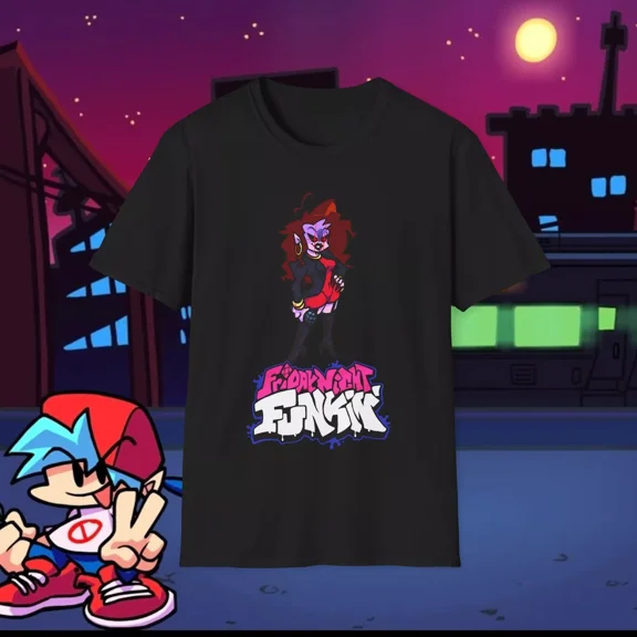 RARE Mommy Mearest Fnf Friday Night Funkin Unisex Softstyle T-Shirt