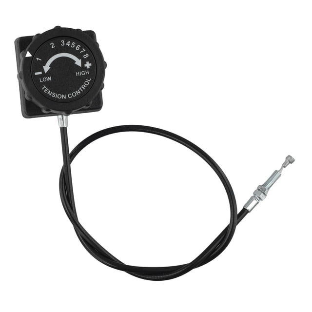 Vélo d'Exercice Bouton de Résistance Magnétique Double Pédale Accessoires de Gym 8 Vitesses