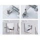 thumbnail image 5 of Ganchos adhesivos resistentes para colgar en la puerta de la pared, armario de acero inoxidable, ganchos para ropa, soportes autoadhesivos para colgar, cocina, baño, hogar, paquete de 4 brillar Hogar, 5 of 5