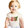 thumbnail image 3 of Ink Printed Image NOT a Yarn Patch Joy Holiday Shirt for Women, Teens & Kids Christmas Tee Natural Shirt 12 Months, 3 of 6