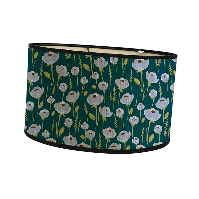 Lámpara de bambú de tambor redondo, cubierta de lámpara de araña, accesorios de iluminación E27, cubierta de luz colgante de decoración para Estilo A