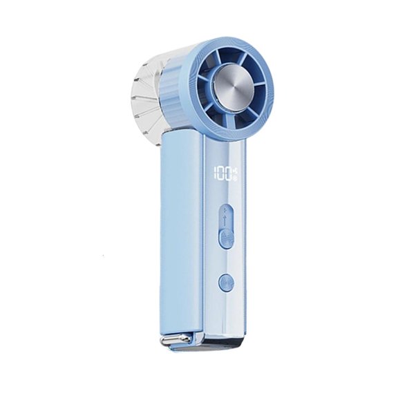 ZELVINN Handheld Cooling Fan 100 Speed Control Compact Carry Design Direct Desk Commute Travel Home Comfort