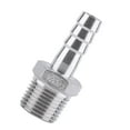 thumbnail image 1 of CONECTOR DE DE MANGUERA DE PUAS DE MONTAJE DE TUBERÍA DE ROSCA MACHO SS304 DE ACERO INOXIDABLE BSP 1OR8 "~ 3or4", Adaptador de 15 mm, Junta de Montaje rápido de Plomería,, 1 of 7