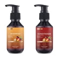 thumbnail image 3 of 2026 Shampoo Conditioner Bundle Okaga Shower Set With Aloe Leaf Saw Palmetto Caffeine Biotin Jojoba Pumpkin Castor 200ml, 3 of 7