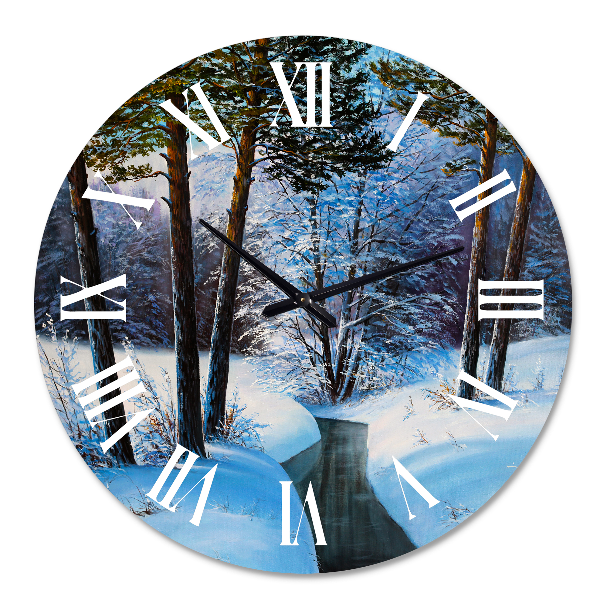 Designart 1 in Quartz Traditional Wall Clock