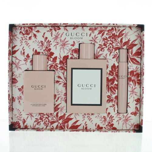 GUCCI BLOOM WOMEN 3 PIECE GIFT SET 3.3 OZ EAU DE PARFUM