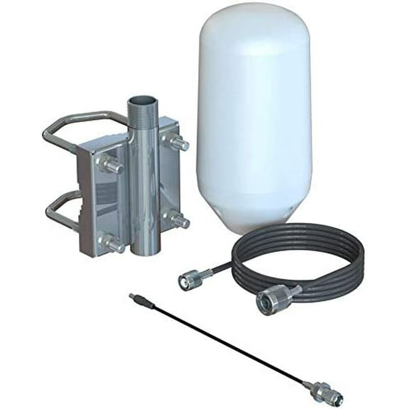 Scan Iridium GO! Passive Omnidirectional Antenna & Cable 10M - 65000-031-GO with Mast Mount