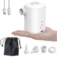 thumbnail image 1 of Portable Air Pump, Electric Mattress Pump For Inflatables With 3000mah Battery, Mini Inflator Nozzles, Usb Rechargeable Quick To Infla_Perfect Gift, 1 of 5