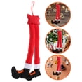 thumbnail image 1 of CTIRCHIU Elf Legs Christmas Tree Decorations Red Pulled Fabric Whimsical Touch For Family 1Pcs, 1 of 8