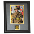 thumbnail image 2 of Excellence Firefighter Photo Frame, Contemporary Black 8" x 10" for 5" x 7" Picture, 2 of 4