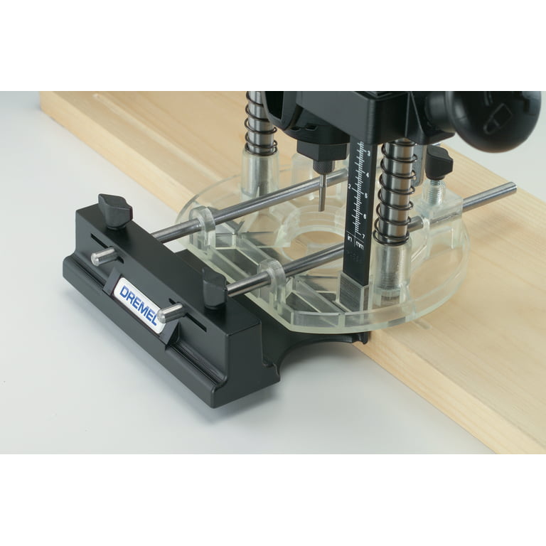  Customer reviews: Dremel 335-01 Rotary Tool Plunge Router  Attachment, Compact & Lightweight for Light-Duty Routing Projects,  Perfect for Woodworking & Inlay Work, Black Medium