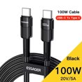 thumbnail image 1 of 100W USB Type-C to USB-C Fast Charging Cable, 3M Length, Compatible with MacBook, Samsung, and Xiaomi Devices, 1 of 11