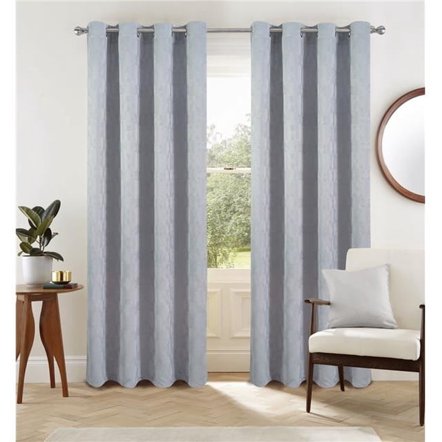 RT Designers Collection PNJ44734 84 in. Jansen Rubber Blackout Grommet Panel, Grey
