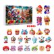 thumbnail image 3 of Calendario de Adviento de Navidad, caja sorpresa de payaso de Navidad para Halloween, caja para teléfono móvil con cuenta regresiva de 24, tenedor para pastel, marco de fotos, juego de accesorios de r, 3 of 5