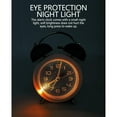 thumbnail image 6 of Classic Alarm Clock, InsCrazy Students Bedside Desktop Electronic Clock Night Light Silent Cute Mechanical Bells Pointer Alarm Clock Birthday Gifts, 6 of 8