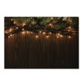 thumbnail image 1 of Christmas Cutting Board, Xmas Branch with Country Festivity Synergy Surprise Celebration Theme Print, Decorative Tempered Glass Cutting and Serving Board, Small Size, Brown Green, by Ambesonne, 1 of 1