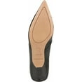 thumbnail image 5 of Franco Sarto Womens Darcy Pointed Toe Kitten Heel Pump Black Leather 7.5M, 5 of 5