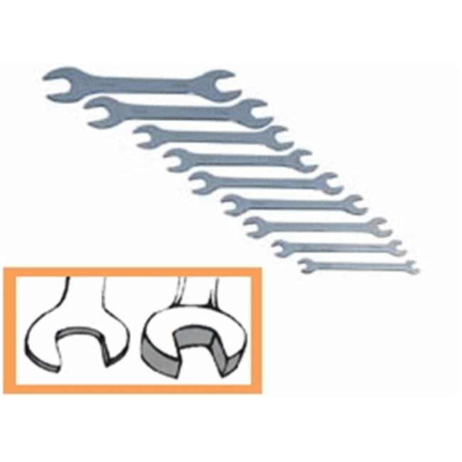 V8 Tools 8307 Super Thin Wrench Set, SAE 14 Sizes, 7 Pieces