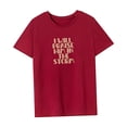 thumbnail image 4 of Camiseta para mujer Ropa clásica de verano Camiseta con cuello redondo para mochileros y desplazamientos XL, 4 of 7