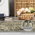thumbnail image 6 of 2ft*6ft/4*6ft/5ft*7ft/8ft*10ft/9ft*12ft Washable Rugs, Rug Distressed Vintage for Living Room Bedroom Oriental Floral Office Rug Low Pile Neutral Soft Nursery Rug Non Slip Farmhouse Floor Cover, 6 of 9