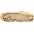 thumbnail image 5 of Sam Edelman Felicia Gold Boa Embossed Metallic Slip On Rounded Toe Ballet Flats (Gold Boa Embossed Metallic, 5.5), 5 of 6
