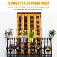 thumbnail image 3 of 2Pcs Fence Hanging Plants Basket Hanging Railing Planter Plant Flower Holder Hanging Planter Holder, 3 of 9
