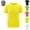 Yellow, variant on Mfakffe Mens T-shirts Crew Neck Mesh Short Sleeve Tee Quick Dry Solid Color Athletic Top for Outdoor Running Hiking Training