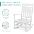 Best Choice Products AllWeather Rocking Chair, Indoor Outdoor HDPE