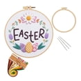 thumbnail image 1 of TIELUTT Easter Bunny Embroidery Complete DIY with Knitting Books and Patterns Knitting compatible with Machines Knitting Books Sweaters Knitted Throw Blankets for Couch Circular Knitting Needles Size, 1 of 5