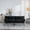 Black, variant on CARZZI LIFE 70.87" Velvet Futon Sofa Bed, Modern Convertible Sleeper Sofa Couch with Adjustable Backrest and Armrests, Tufted Loveseat Sofa with Metal Legs for Living Room, Bedroom, Apartment,Blue