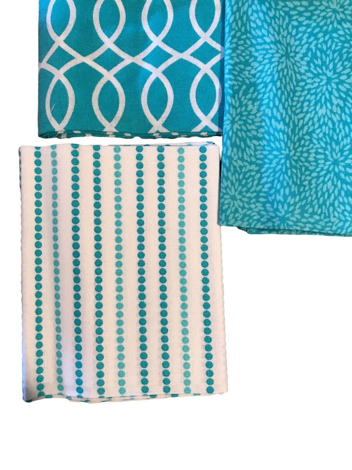 (2 pack) Waverly Inspirations 21" x 0.5 yd 100% Cotton Sewing & Craft Fabric, Blue and White