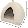thumbnail image 5 of Pet Tent-Soft Bed for Dog and Cat by Best Pet Supplies - Beige Corduroy, 16" x 16" x H:14", 5 of 5