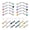18G, variant on MATROOY Mixed Color Crystal CZ Nose Ring Bone Studs Body Piercing Jewelry 18G 20G-20G