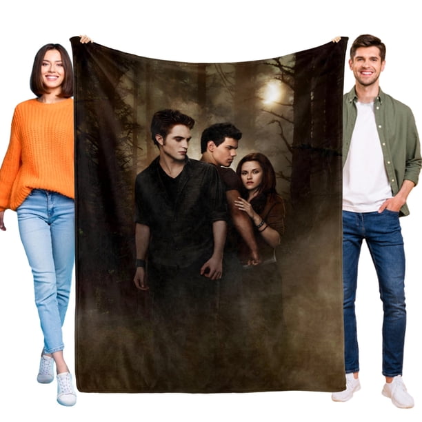 Crepúsculo anti-pilling, suave, ligera, esponjosa y acogedora de lujo para hogar y cocina – Perfecta para niños y adultos,120X180cm