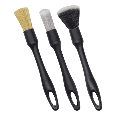 

BESTHUA Auto Interior Dust Brush | Car Cleaning Brush Set | 3 Pieces Vehicle Cleaner Auto Detailing Brush Set for Cleaning Wheels Interior Exterior Leather