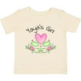 thumbnail image 3 of Inktastic Yaya's Girl Heart Flowers Girls Baby T-Shirt, 3 of 5