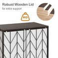 thumbnail image 6 of Laundry Basket with Wheels, Heavy Duty Laundry Hamper with Wood Lid, Clothes Hamper with Divided Removable Liner Bag, Large Capacity Iron-Made Laundry Sorter Laundry Room Organization (Beige), 6 of 7