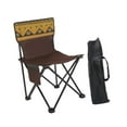 thumbnail image 3 of Silla de camping plegable antideslizante para parque, patio y jardinería. Marrón, 3 of 8