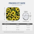 thumbnail image 3 of Kll Sunflowers In Vintage Windshield Sun Shade 2-Piece Foldable Car Front Window Sunshade For Most Sedans Suv Truck- Small, 3 of 7