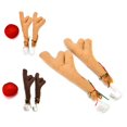 thumbnail image 4 of Kearding Universal Christmas Car Flannelette Decoration with Window Xmas Removable Ornament Side Decor Clip Vehicle Modified Type2 NO2, 4 of 6