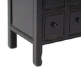 thumbnail image 4 of CD Chest with 9 Small Drawers and Round Knobs, Antique Black- Saltoro Sherpi, 4 of 5