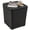 Black, variant on Chateauy Weather-Resistant Resin End Table with Hidden Storage, Removable Lid, and Wicker-Style Design for Garden or Poolside