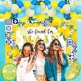 thumbnail image 5 of Lemon Bridal Shower Decorations, She Found Her Main Squeeze Decorations Backdrop, Balloons Arch Lemon Lime Foil Balloon Artificial Leaf for Fruit Themed Engagement Bachelorette, 5 of 7