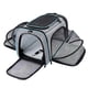 thumbnail image 2 of Bolsa de transporte para mascotas, portátil, transpirable, plegable, para gatos, perros, viajes al aire libre, bolso de mano con cremalleras de seguridad, S, azul, 2 of 5